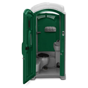 Portable Toilet - Deluxe Flushing Porta Potty with Sink